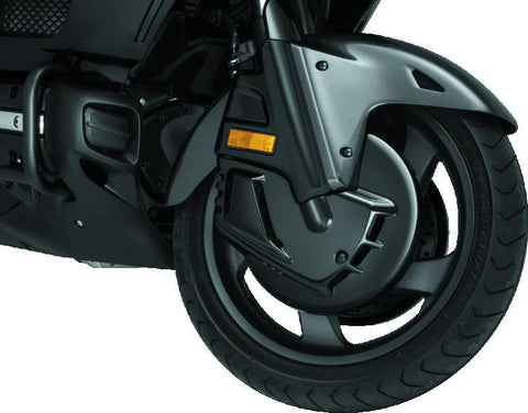 Kuryakyn Brake Rotor Cover Honda 01-17 GL1800 Except Airbag Models - Gloss Black - 7460