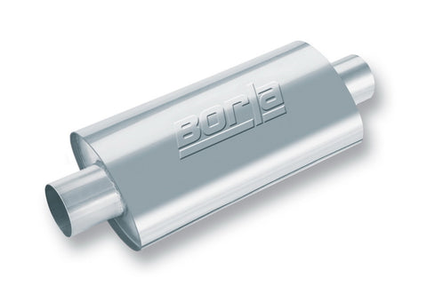 Borla XR-1 Racing Sportsman 3.5in. Outlet / 3.5in Inlet Oval Muffler - 40945