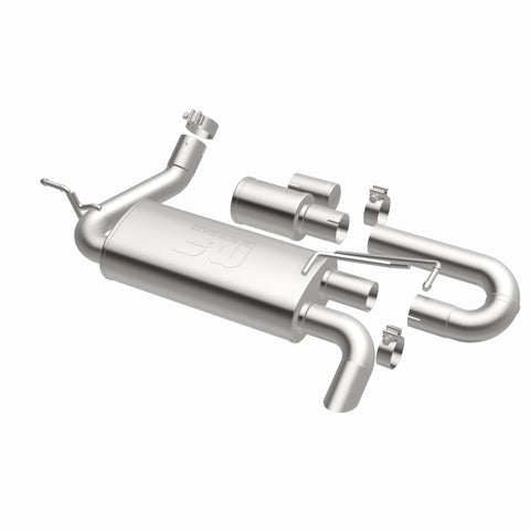 MagnaFlow 07-18 Jeep Wrangler JK Overland Series Axle-Back Exhaust System - 19668