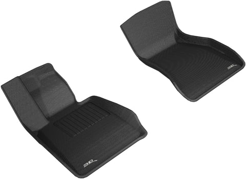3D MAXpider 2017-2020 BMW 5 Series G30/G31 Kagu 1st Row Floormat - Black - L1BM08411509