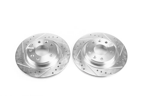 Power Stop 16-18 Mazda CX-3 Rear Evolution Drilled & Slotted Rotors - Pair - JBR1740XPR