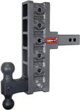 Gen-Y Mega Duty 2in Shank 7.5in Offset Drop 2K TW 16K Hitch w/GH-051 Dual-Ball - GH-216
