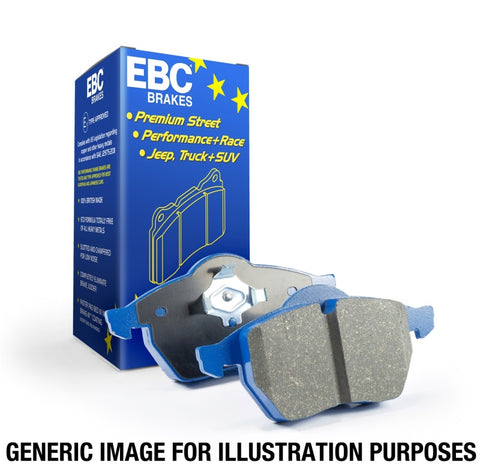 EBC 06-13 Audi A3 2.0T (Girling Rear Caliper) Bluestuff Front Brake Pads - DP51517NDX