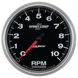 Autometer Sport-Comp II 5 inch 0-10000 RPM In Dash Tachometer - 3698