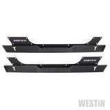 Westin/Snyper 07-17 Jeep Wrangler Rock Slider Steps - Textured Black - 42-7005