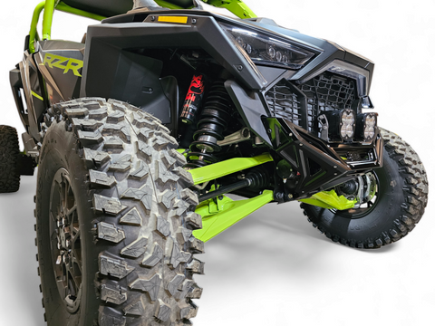 Elektric Offroad 2022-2025 Polaris Rzr Pro R/ Pro S/Turbo R Billet Front Winch Bumper Anodized Black - FWB610030