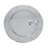 Rugged Ridge 07-18 Jeep Wrangler JK Stainless Steel Locking Gas Cap Door - 11134.03