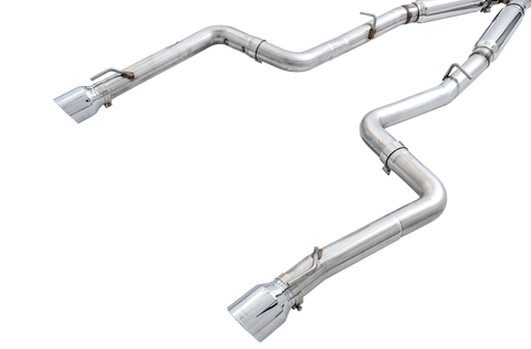 AWE Tuning 2015+ Dodge Charger 6.4L/6.2L Supercharged Track Edition Exhaust - Chrome Silver Tips - 3015-32112