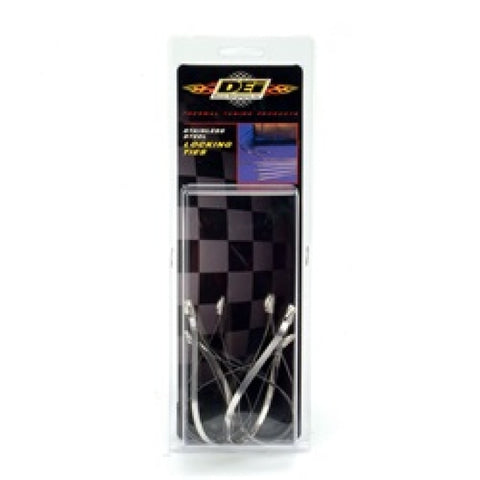 DEI Stainless Steel Locking Tie 8in - 8 per pack - 10201