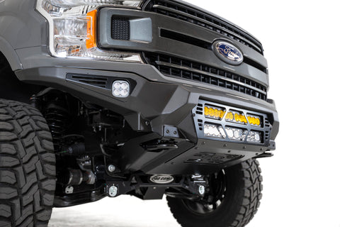 Addictive Desert Designs 18-20 Ford F-150 Bomber Front Bumper w/ Dual 20IN LED Mounts - F180012140103