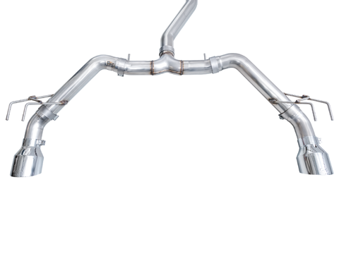 AWE Tuning 22+ Honda Civic Si/Acura Integra Track Edition Cat-Back Exhaust - Dual Chrome Silver Tips - 3020-32331