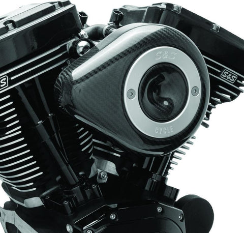 S&S Cycle Air Cleaner Cover For All Stealth Applications - Carbon Fiber - 170-0501