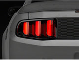 Raxiom 10-12 Ford Mustang Vector V2 LED Tail Lights - Gloss Black Housing (Clear Lens) - 405839