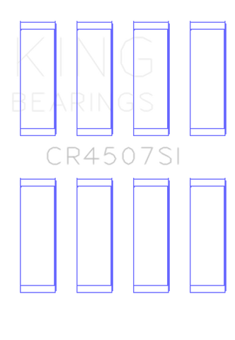 King Mazda MZR 2.3L 16v / Ford Duratec 2.3L 16v (Size +.75) Connecting Rod Bearing Set (Set of 4) - CR4507SI0.75