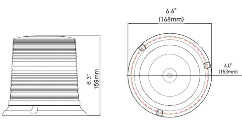 Hella StrobeType Beacon 2Wb - H27117001