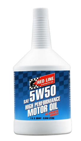 Red Line 5W50 Motor Oil - Quart - 11604