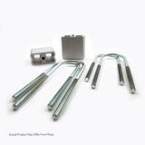 Belltech LOWERING BLOCK KIT 4inch EXTRUDED BLOCKS - 6203