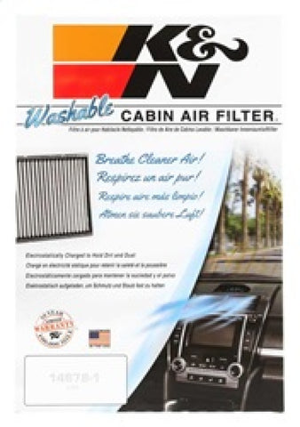 K&N 2011-2016 Jeep Wrangler 2.8/3.6L Cabin Air Filter - VF1010