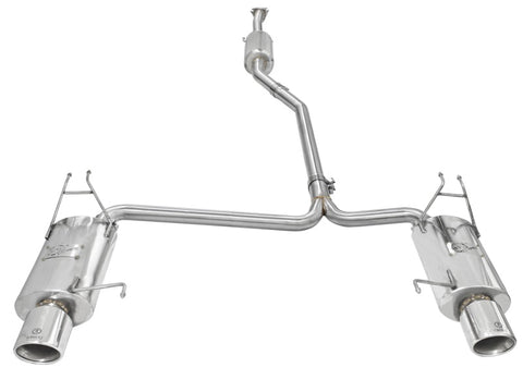 aFe Takeda Exhaust 2.25in to 2in Dia 304SS Cat-Back w/Polished Tips 08-12 Honda Accord Coupe V6 3.5L - 49-36612