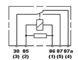 Hella Relay 24V 10/20A Spdt Res Wthr Bkt - 933332201