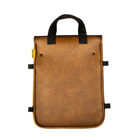 Willie & Max Universal Brass Monkey Sissy Bar Bag (8 in L x 10 in W x 4.5 in H) - Warm Brown - 59591-06