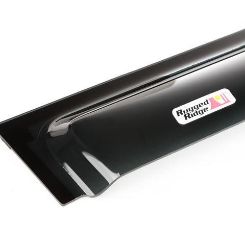 Rugged Ridge Window Visor 4-piece set Black 11-18 WK - 11349.13