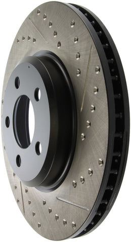 StopTech 05-13 Chrysler300/300C / 09-12 Dodge Challenger Front Left Drilled & Slotted Rotor - 127.63059L