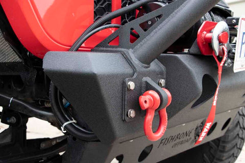 Fishbone Offroad 2018+ Jeep JL/Gladiator Wrangler JL/Gladiator Front Winch Bumper - Black Powdercoat - FB22178