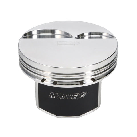 Manley Small Block Chevrolet LS Series 4.010in Bore -4cc Flat Top Piston Set - 592510C-8