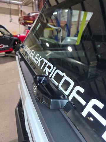 Elektric Offroad 2024+ Polaris Xpedition Rear Glass Handle Anodized Black - XDMSM0001