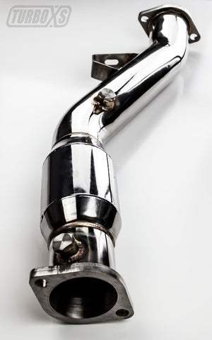 Turbo XS 02-07 WRX-STi  / 04-08 Forester XT High Flow Catalytic Converter Pipe - WS02-CP