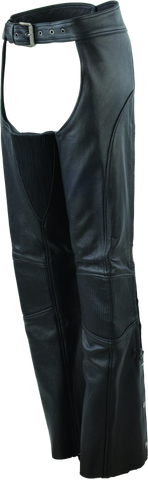 River Road Sierra Leather Chaps Black Womens - Small - 094449
