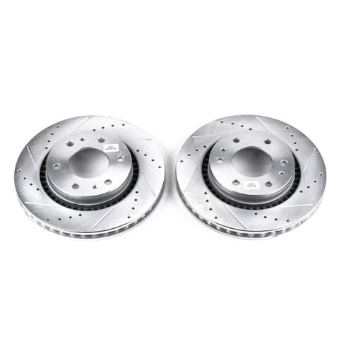 Power Stop 06-07 Buick Rainier Front Evolution Drilled & Slotted Rotors - Pair - AR8659XPR
