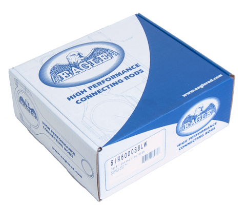 Eagle Chevrolet 6.000in 5140 Steel I-Beam Connecting Rods (Set of 8) - SIR6000SBLW