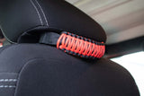 Fishbone Offroad Head Rest Paracord Grab Handles Red - FB55282