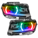 Oracle 14-15 Chevy Camaro RS Headlight DRL Upgrade Kit - ColorSHIFT w/ BC1 Controller - 2622-335