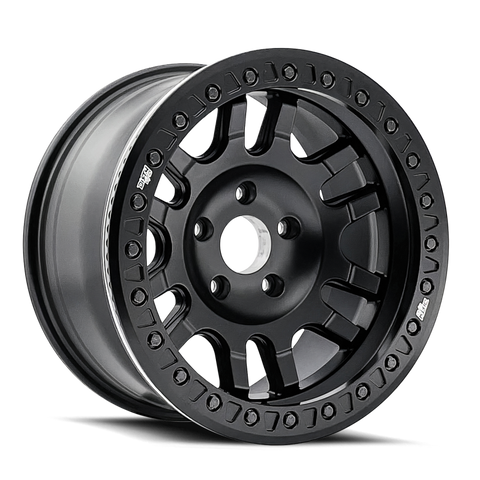 Dirty Life 9314 Canyon Race 17x9 / BLANK BP / -12mm Offset / 71.5mm Hub Matte Black Wheel - 9314-7999MB12