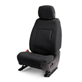 Covercraft 19-21 Chevrolet Silverado/ Leatherette PrecisionFit Custom Front Row Seat Covers - Black - GTC4136ABLTBK
