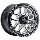 Weld Racing 15x10 Laguna Bead Lock 5x120 ET46 BS7.25 Gloss BLK MIL DIA 78.1 - S907B0022P46