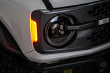 DV8 Offroad 2021-2025 Ford Bronco Black Headlights - HLCBR-01