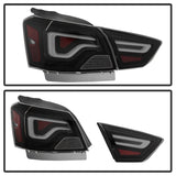 xTune 14-18 Chevy Impala (Excl 14-16 Limited) LED Tail Lights - Black Smoke (ALT-JH-CIM14-LBLED-BSM) - 9042164