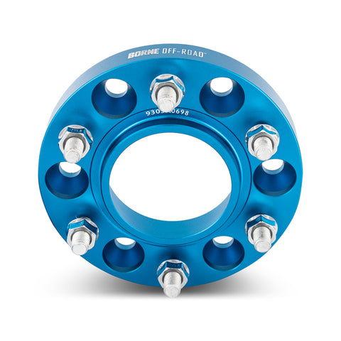 Mishimoto Borne Off-Road Wheel Spacers - 6x139.7 - 93.1 - 30mm - M12 - Blue - BNWS-001-300BL