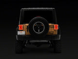 Raxiom 07-18 Jeep Wrangler JK Axial Series JL Style LED Tail Lights- BlkHousing- Red Lens - J164242