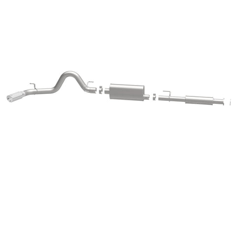 MagnaFlow Cat-Back 2016 Toyota Tacoma TRD 3.5L V6 SS 3in Single Pass Side Exit Rear 4in Tip - 19293