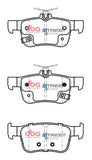 DBA 17-21 Honda Civic Si Rear Street Series Brake Pads - DB2429SS