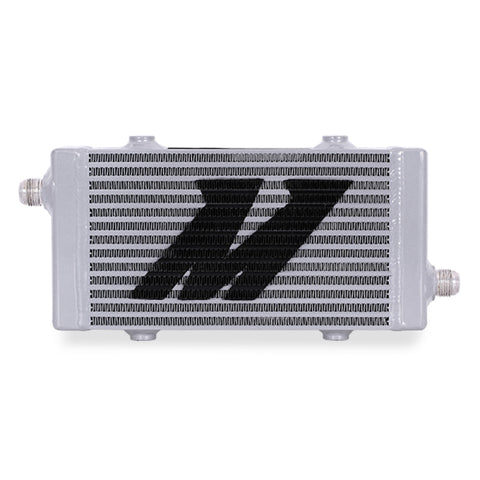 Mishimoto Universal Small Bar and Plate Cross Flow Silver Oil Cooler - MMOC-SP-SSL