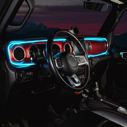 ORACLE Lighting Jeep Wrangler JL / Gladiator JT ColorSHIFT Fiber Optic LED Interior Kit - 4236-333