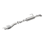 MagnaFlow Cat-Back, SS, 2.5/3in, Turn Down In Front Rear Tire 2015 Ford F150 2.7L V6T Ext Cab - 19056