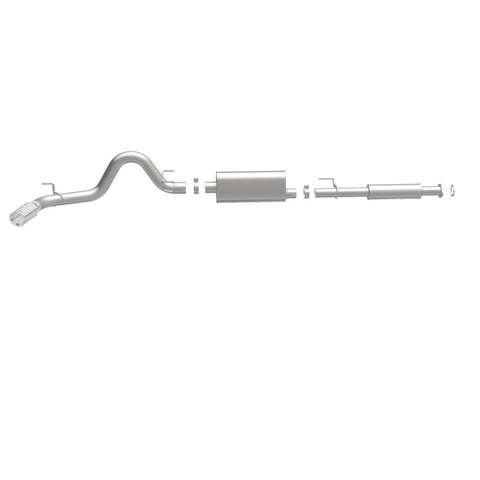 MagnaFlow Cat-Back 2016 Toyota Tacoma TRD 3.5L V6 SS 3in Single Pass Side Exit Rear 4in Tip - 19293