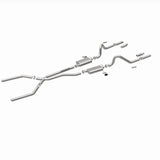 MagnaFlow SYS Cat-Back 67-70 Mustang 2.50inch w/Tru-X - 15816